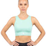 BlazeCraze Compression Sports Bra-Light Green — THUGFIT Activewear UAE