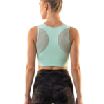 BlazeCraze Compression Sports Bra-Light Green — THUGFIT Activewear UAE