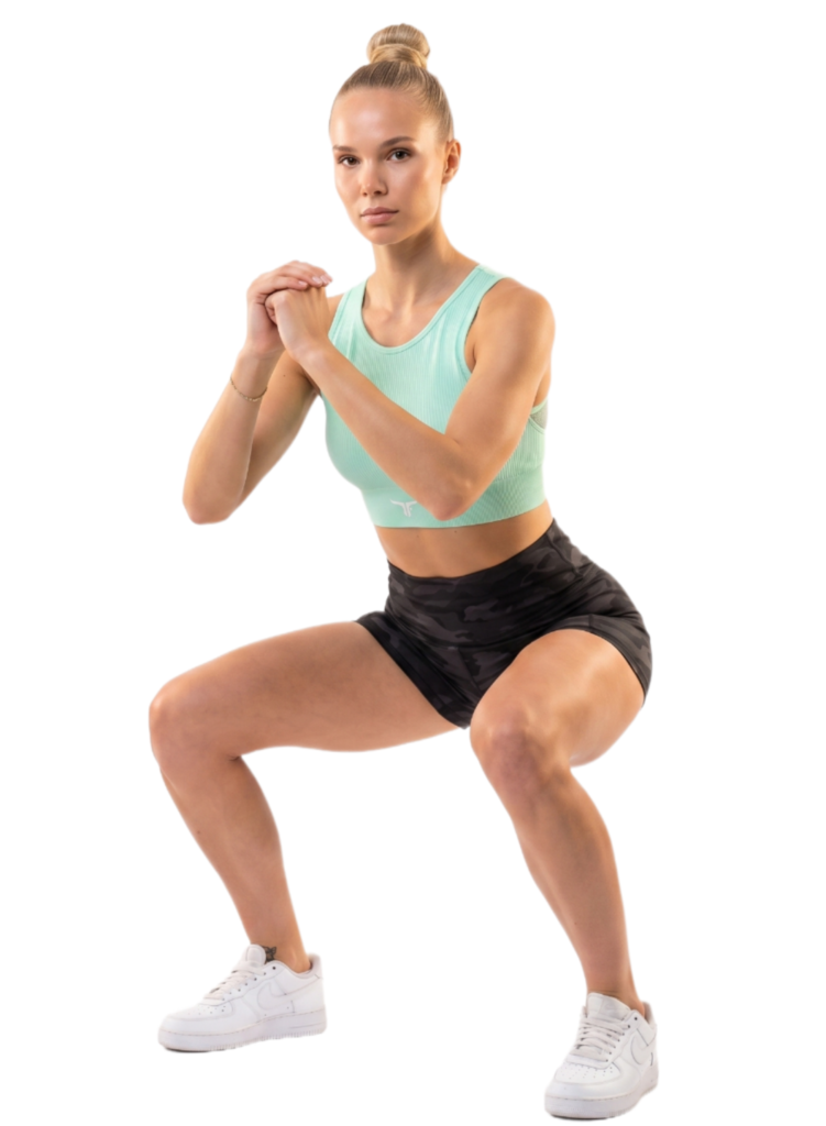 BlazeCraze Compression Sports Bra-Light Green — THUGFIT Activewear UAE