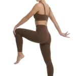 FlexFit Pro High-performance leggings-Brown — THUGFIT Activewear UAE