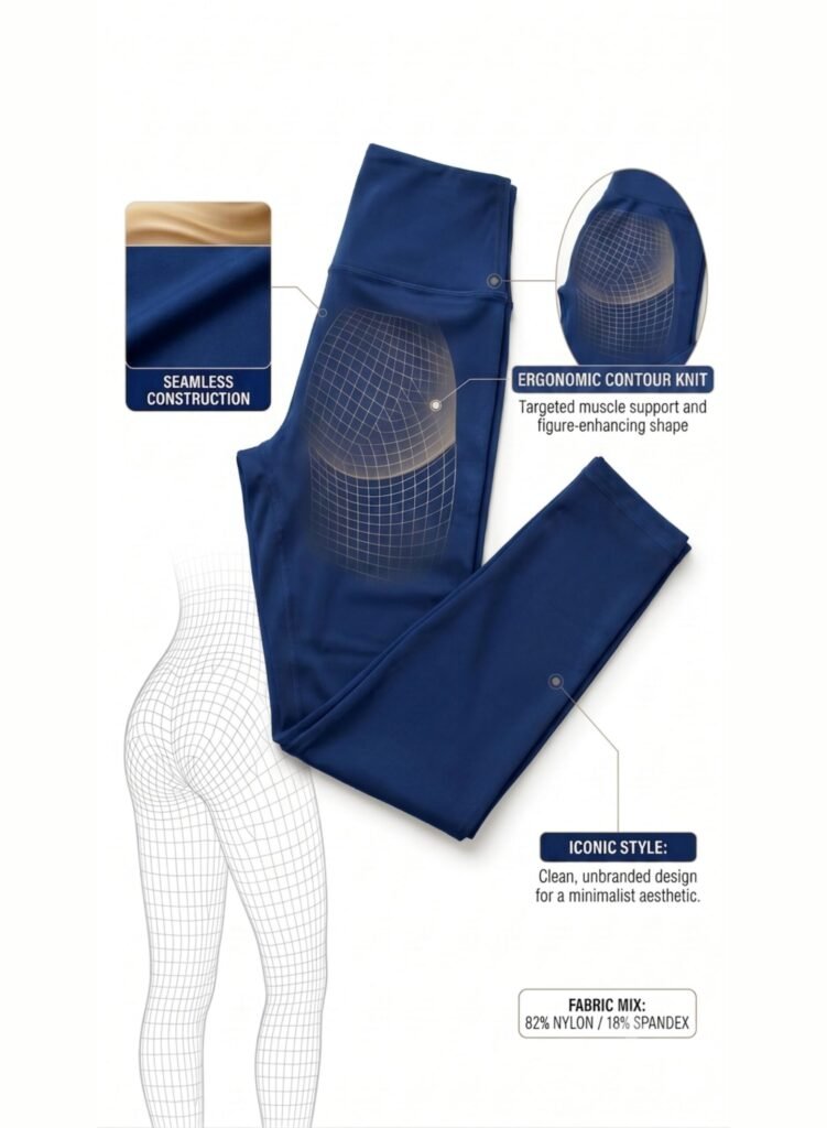 FlexFit Pro High-performance leggings-Blue — THUGFIT Activewear UAE