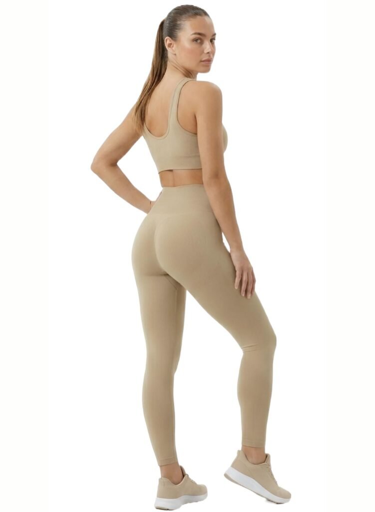 FlexFit Pro High-performance leggings-Apricot — THUGFIT Activewear UAE