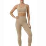 FlexFit Pro High-performance leggings-Apricot — THUGFIT Activewear UAE