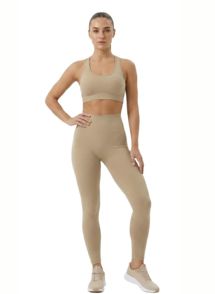 FlexFit Pro High-performance leggings-Apricot — THUGFIT Activewear UAE