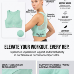 BlazeCraze Compression Sports Bra-Light Green — THUGFIT Activewear UAE