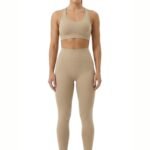 FlexFit Pro High-performance leggings-Apricot — THUGFIT Activewear UAE