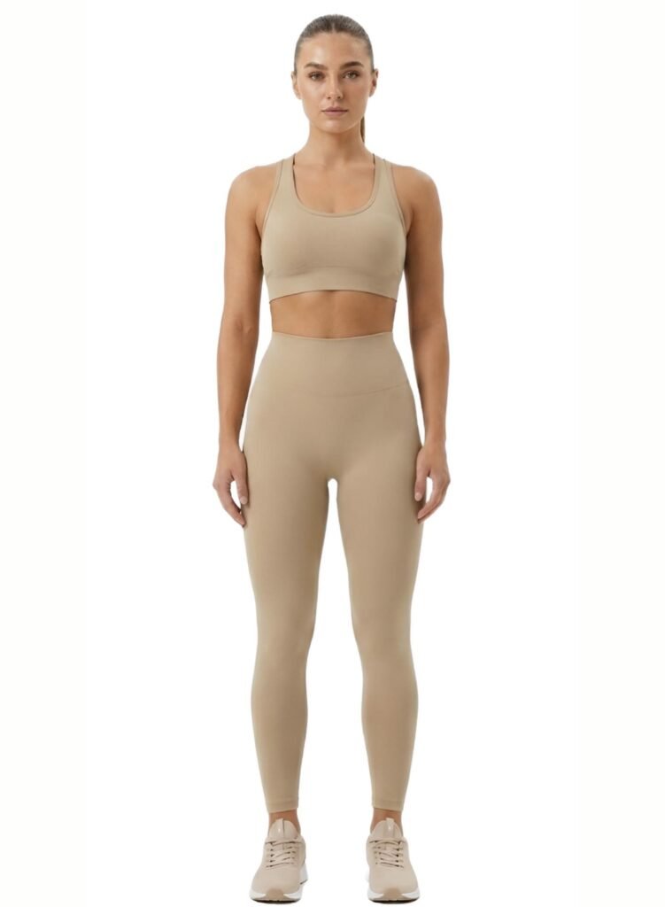 FlexFit Pro High-performance leggings-Apricot — THUGFIT Activewear UAE