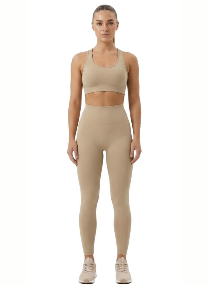 FlexFit Pro High-performance leggings-Apricot — THUGFIT Activewear UAE