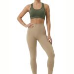FlexFit Pro High-performance leggings-Apricot — THUGFIT Activewear UAE