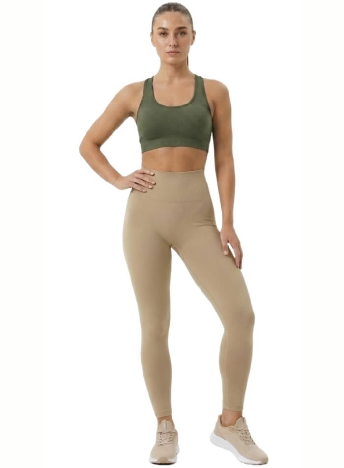 FlexFit Pro High-performance leggings-Apricot — THUGFIT Activewear UAE