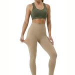 FlexFit Pro High-performance leggings-Apricot — THUGFIT Activewear UAE