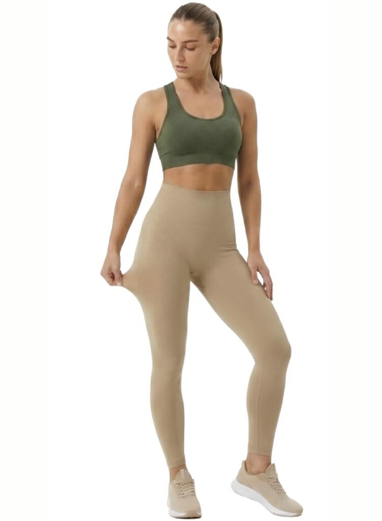 FlexFit Pro High-performance leggings-Apricot — THUGFIT Activewear UAE