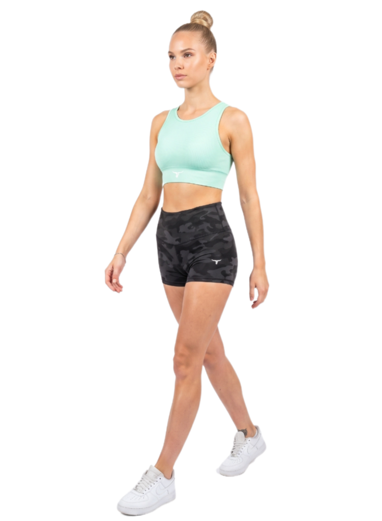 BlazeCraze Compression Sports Bra-Light Green — THUGFIT Activewear UAE