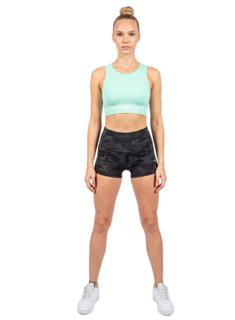 BlazeCraze Compression Sports Bra-Light Green — THUGFIT Activewear UAE