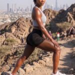 High Waisted Skinny Black Camo Shorts-Black — THUGFIT Activewear UAE