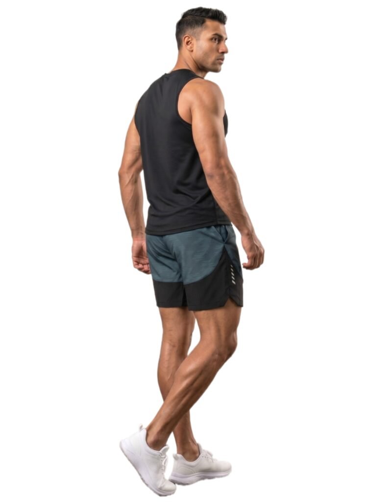 Fitflex Mens Shorts-Green — THUGFIT Activewear UAE