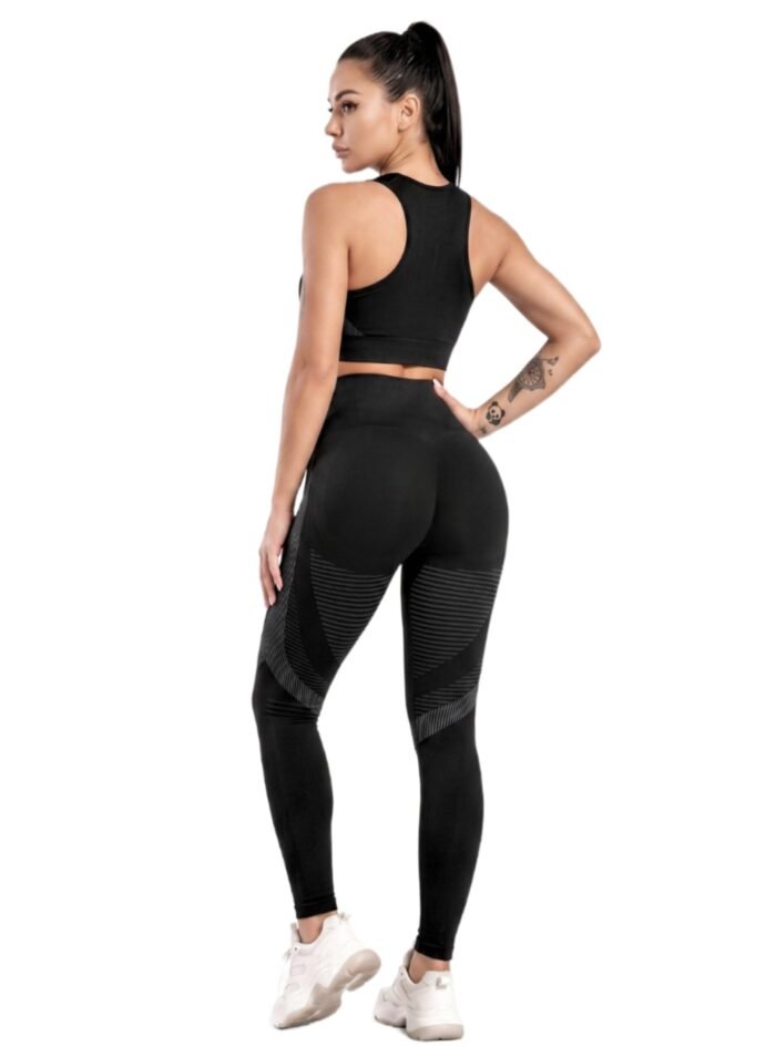 SpinFit High Waist Hollow Leggings-Black — THUGFIT Activewear UAE