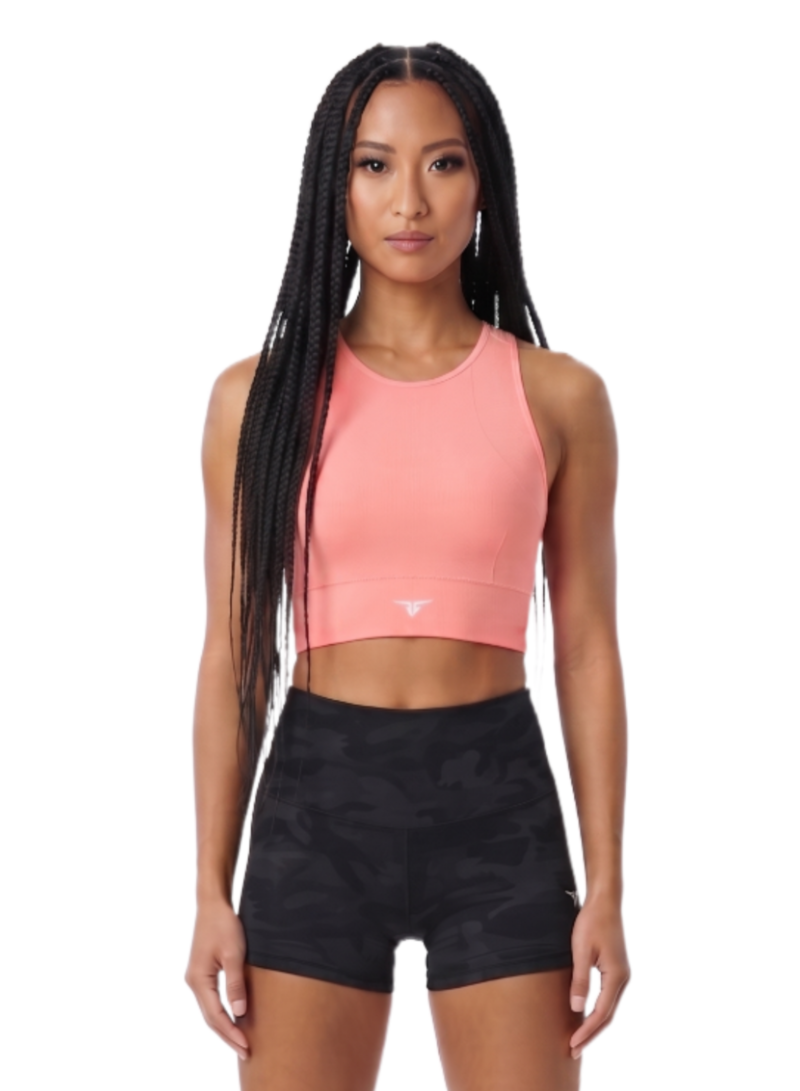 BlazeCraze Compression Sports Bra-Pink