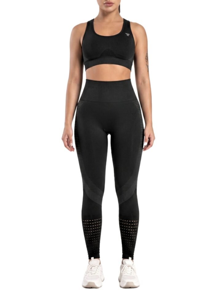 SpinFit High Waist Hollow Leggings-Black — THUGFIT Activewear UAE