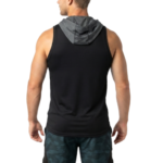 PowerTower high-intensity Mens Hoodie-Black — THUGFIT Activewear UAE
