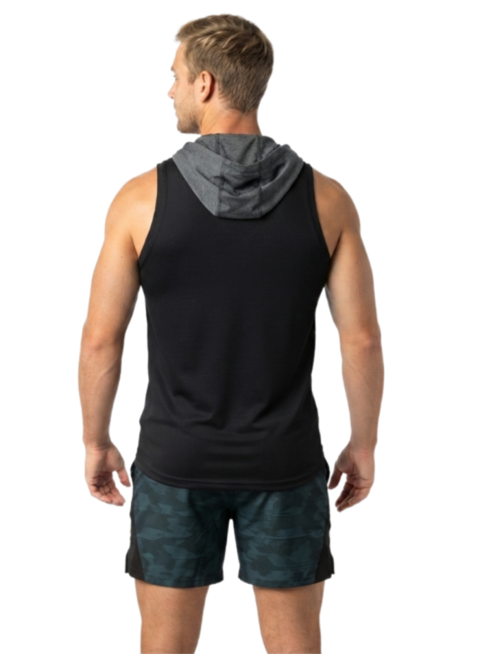 PowerTower high-intensity Mens Hoodie-Black — THUGFIT Activewear UAE