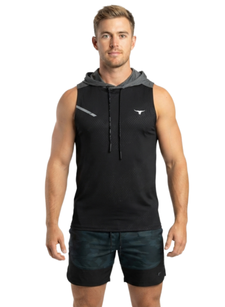 PowerTower high-intensity Mens Hoodie-Black — THUGFIT Activewear UAE