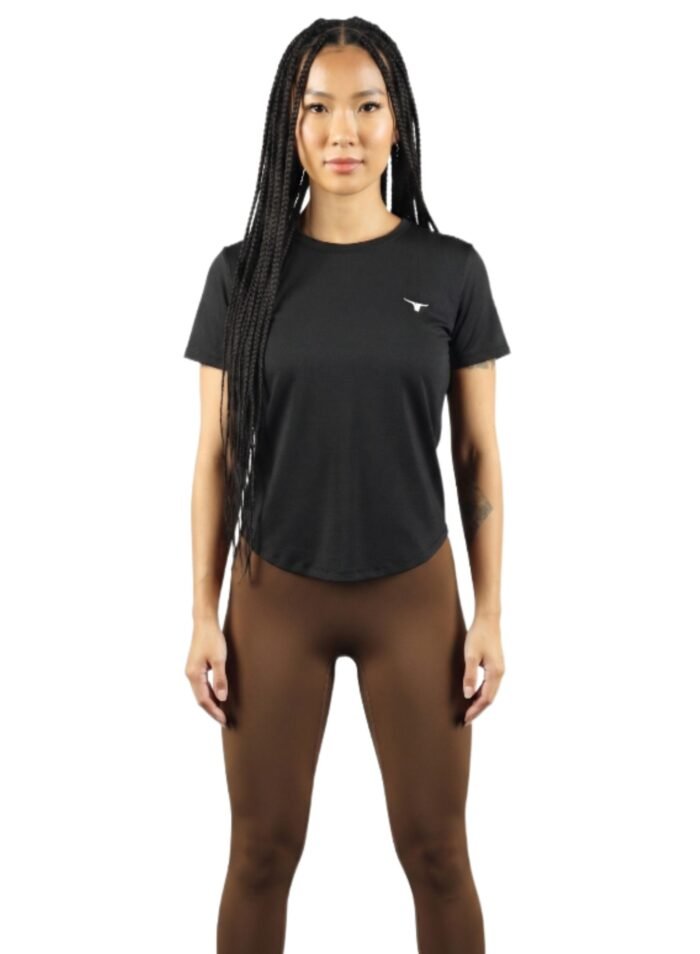 Whirlwind Womens T-shirt-Black