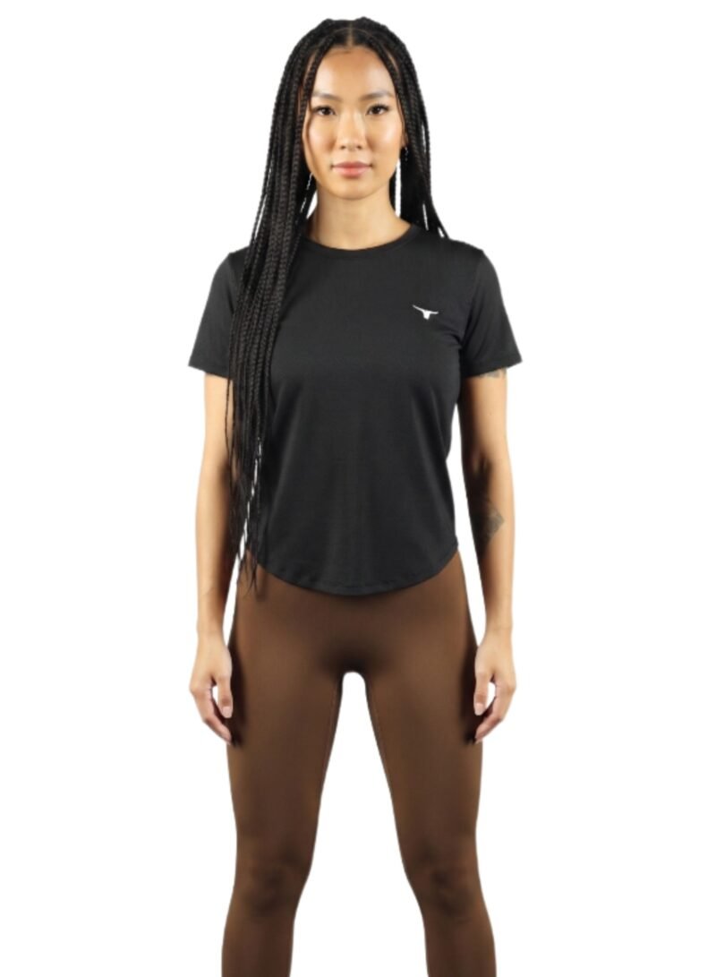 Whirlwind Womens T-shirt-Black