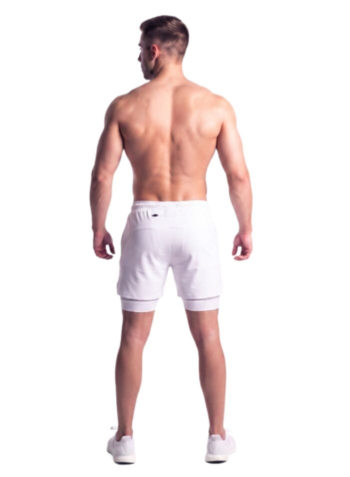 Alternative view of SprintHint 2-in-1 White Shorts-White