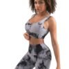 FunkyHues Performance-Stride Fitness Sports Bra-Grey — THUGFIT Activewear UAE