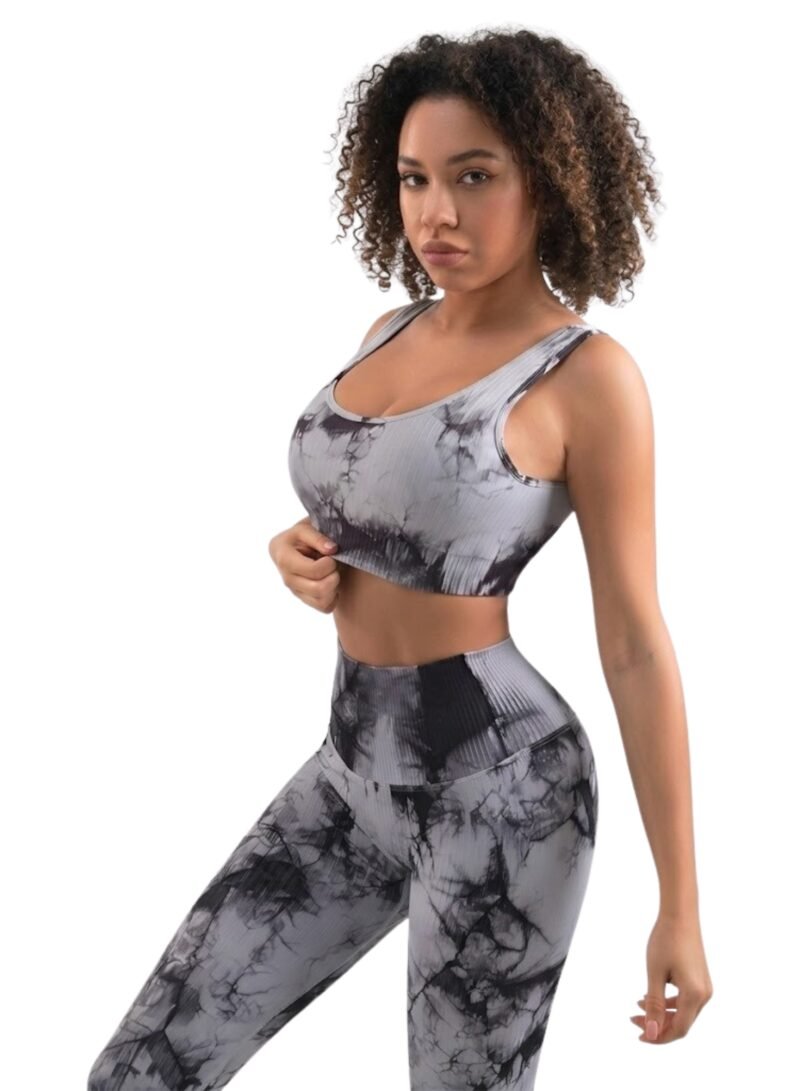 FunkyHues Performance-Stride Fitness Sports Bra-Grey