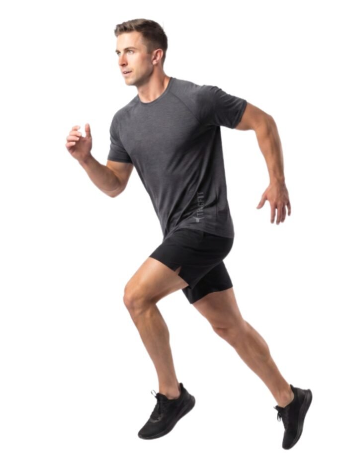 CoreComfort Essential Men's T-Shirt-Black - Image 6