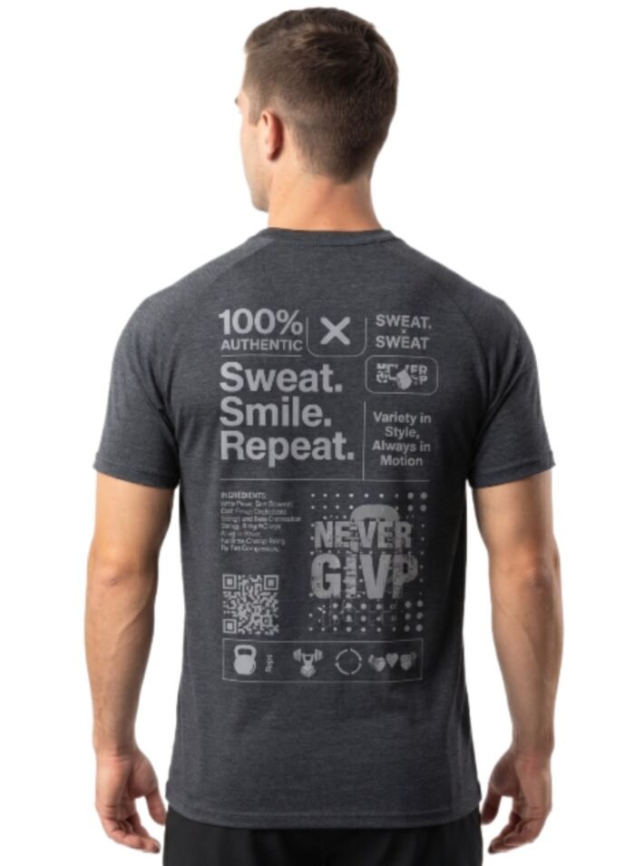 Alternative view of CoreComfort Essential Men's T-Shirt-Black