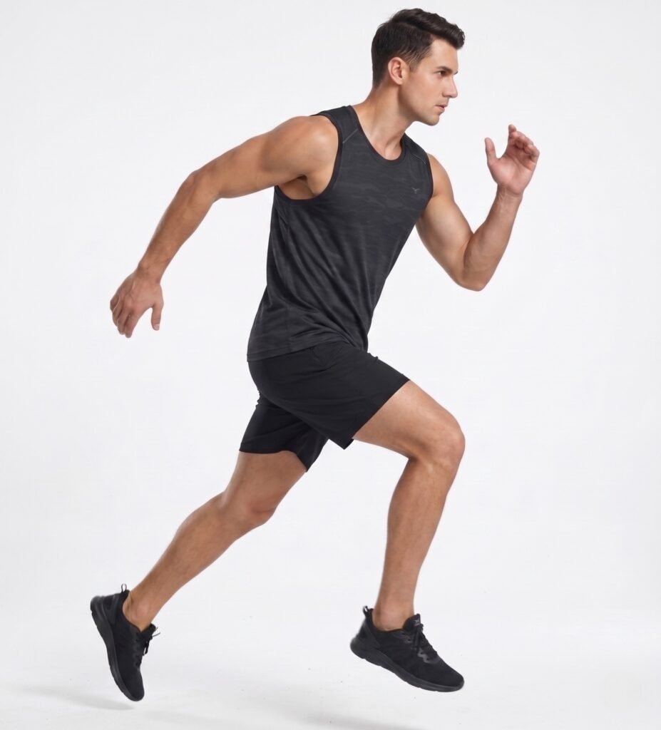 Sleeveless Classic Tank Top-Black — THUGFIT Activewear UAE