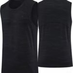 Sleeveless Classic Tank Top-Black — THUGFIT Activewear UAE