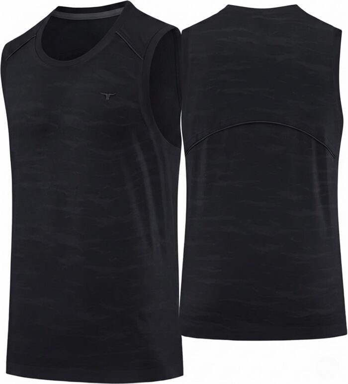 Sleeveless Classic Tank Top-Black — THUGFIT Activewear UAE