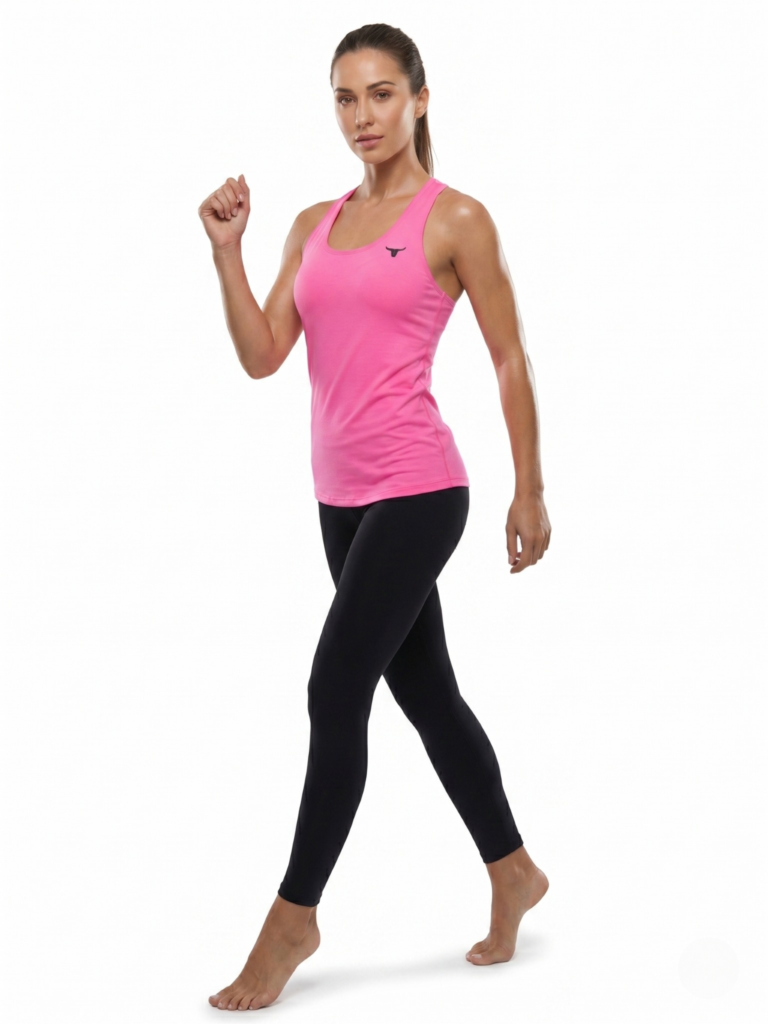 FlowMotion Sleeveless Fitness Vest-Fuchsia — THUGFIT Activewear UAE