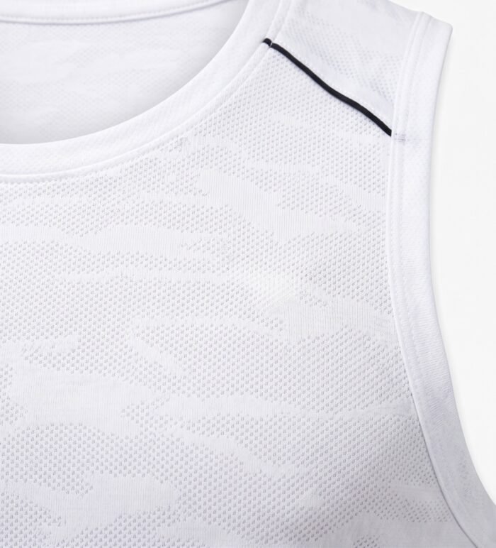 Sleeveless Classic Tank Top-White — THUGFIT Activewear UAE