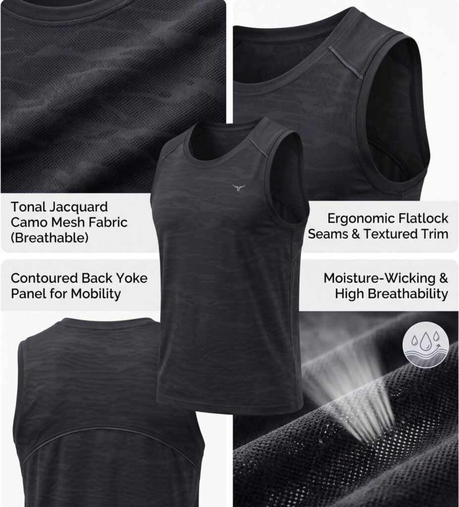 Sleeveless Classic Tank Top-Black — THUGFIT Activewear UAE