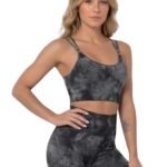 FunkyHues Performance-Stride Fitness Sports Bra-Black — THUGFIT Activewear UAE