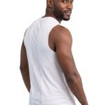 LiftRift Sleeveless Mens T-Shirt-White — THUGFIT Activewear UAE