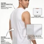 LiftRift Sleeveless Mens T-Shirt-White — THUGFIT Activewear UAE