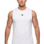 LiftRift Sleeveless Mens T-Shirt-White — THUGFIT Activewear UAE