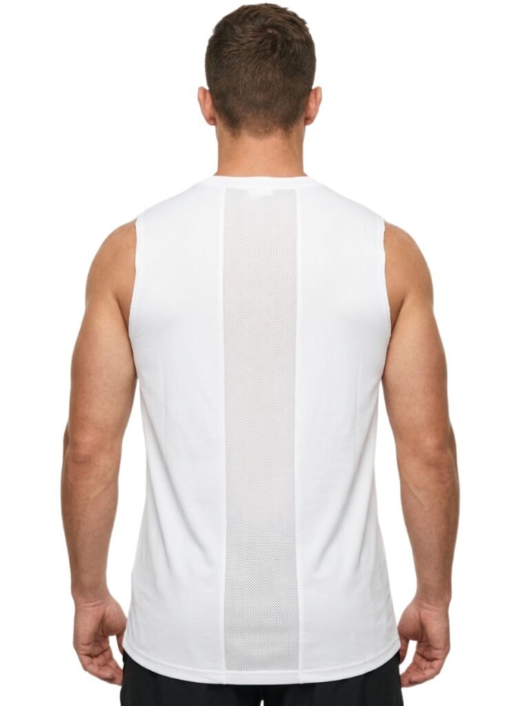 LiftRift Sleeveless Mens T-Shirt-White — THUGFIT Activewear UAE