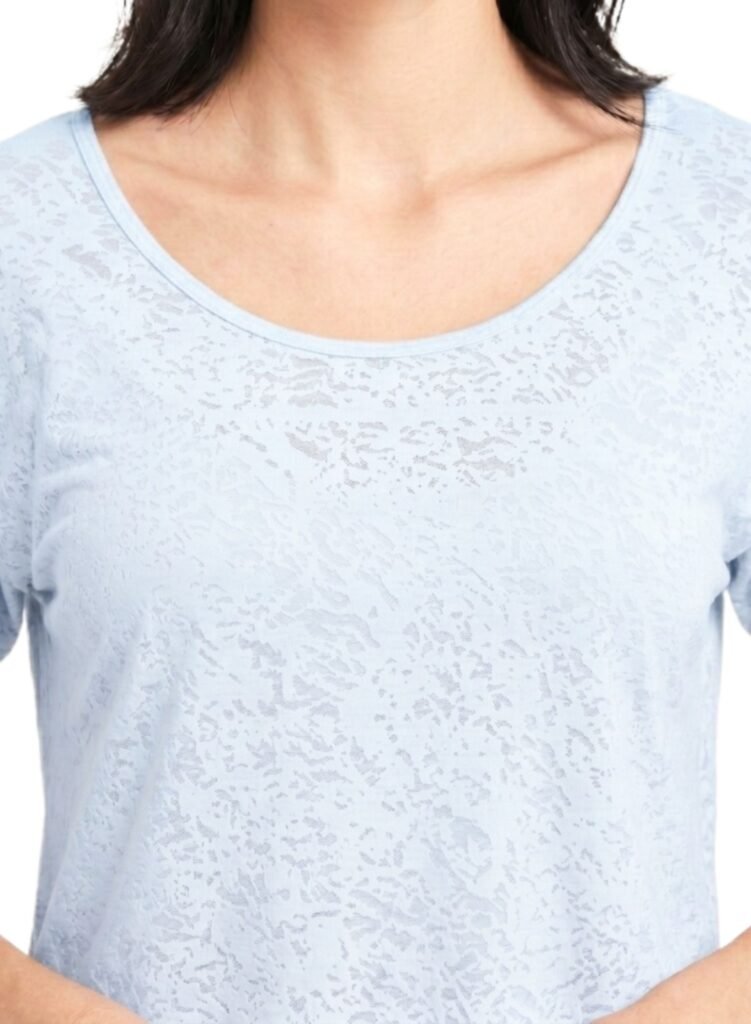 LeapSweep Womens T-Shirt-Blue — THUGFIT Activewear UAE