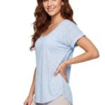 LeapSweep Womens T-Shirt-Blue — THUGFIT Activewear UAE