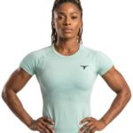 Vortex Tee Womens T-shirt-Green — THUGFIT Activewear UAE