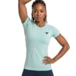 Vortex Tee Womens T-shirt-Green — THUGFIT Activewear UAE