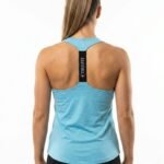 FlowMotion Sleeveless Fitness Vest-Blue — THUGFIT Activewear UAE