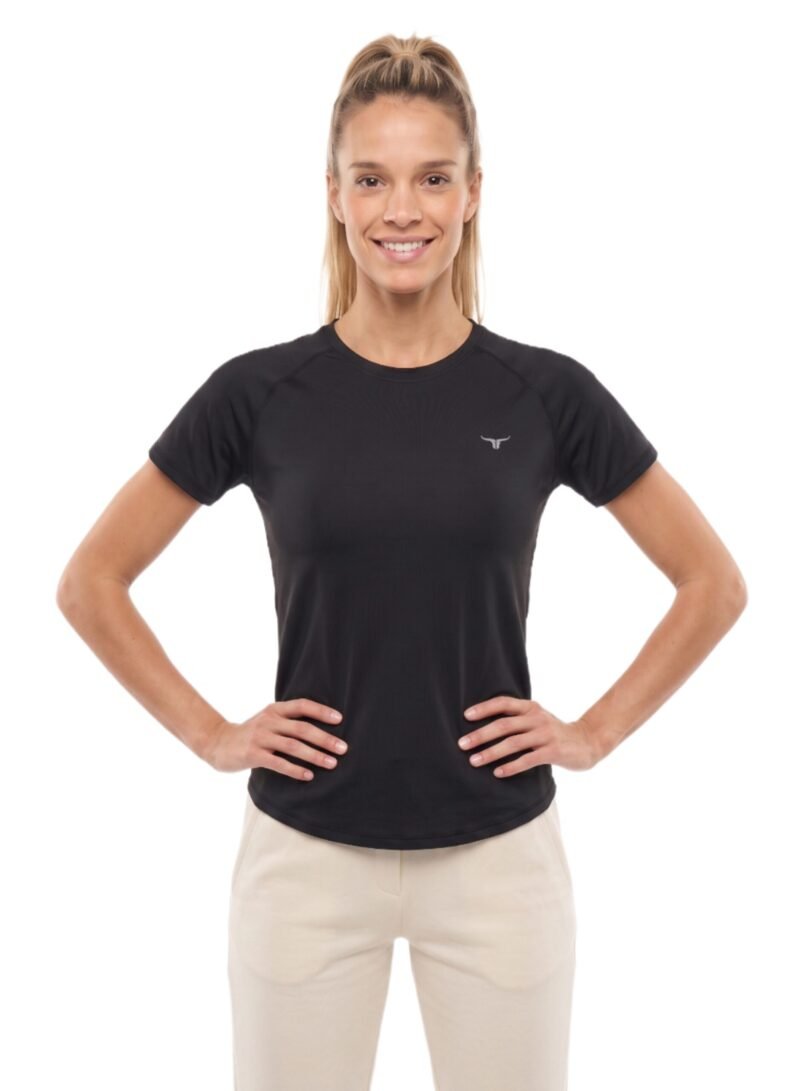 Flexx Texx Womens T-shirt-Black